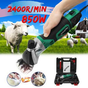 850W 110V Electric Sheep Goat Animal Clipper Groomer Shears Shearing Machine Set
