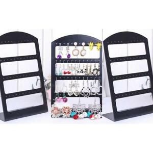 48 Holes Plastic Jewelry Display Racks Earring Organizer Holder Organizer Stand