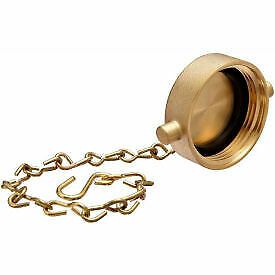 Fire Hose Hose Cap - 1-1/2 In. NH - Brass 662-1521  - 1 Each