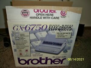 BROTHER GX-6750 Daisy Wheel Electric Typewriter NEW OPEN BOX