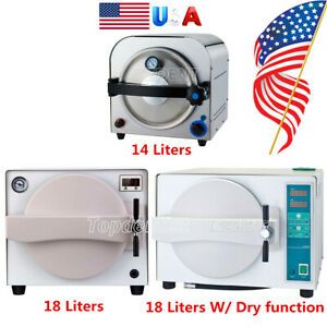 14L/18L Dental Autoclave Steam Sterilizer Medical Sterilization Vacuum Drying