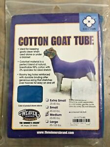 Weaver Livestock Cotton Goat Tube - Medium Blue