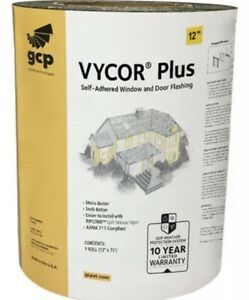 Grace Vycor Plus Self-Adhered Window and Door Flashing - 12in. - Single Item