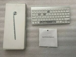 Apple MC184LL/B Wireless Keyboard Slim Silver for iOS Mac Android PC A1314