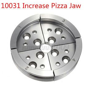 4 Pizza Jaw 3.5 Inch Wood Turning Chuck 1&#034; x 8TPI Thread Wood Turning Machine