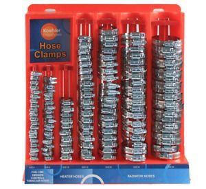 Enterprises KEDIS220 220 Piece Hose Clamp Set in Mountable Rack, Free Shipping.