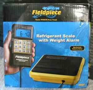 NEW Fieldpiece SRS1 Residential Light Commercial Refrigerant Scale W CARRY CASE