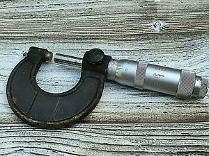 Vintage Micrometer MK 0-25 Smooth USSR 1964 Caliper Measuring Parts