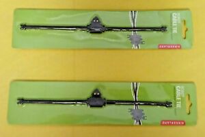 2 Pack Robot Cable Ties Dark Gray New