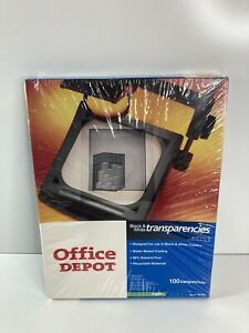 Office Depot Black &amp; White 100 Transparency Film Transparencies Paper #753-631
