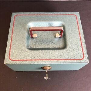 Burg Wachter Cash Boxes Kassetten W Germany with Key 8”x6”x4”